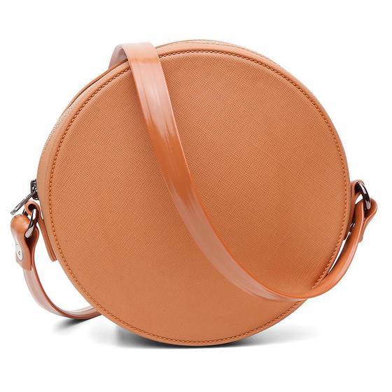 Imagem de Bolsa Feminina Transversal Mini Bag Zíper Redonda Moderna