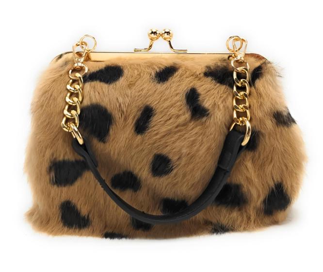 Imagem de Bolsa Fosrion Elegant Leopard Print Red Rabbit Four Feminina