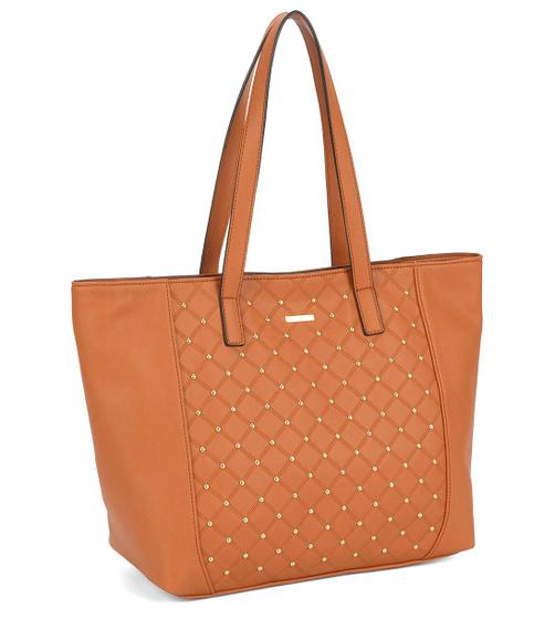 Imagem de Bolsa gash feminina shopping bag bgs71956 caramelo