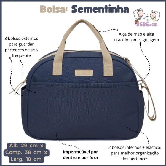 Imagem de Bolsa grande marinho Pirulitando