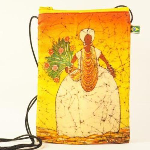 Imagem de Bolsa Hippie Chic Em Tecido 12,5 X 18 Cm Batik Mendes