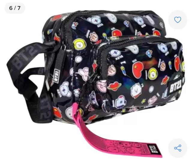 Imagem de Bolsa holográfica shouder bag BT21