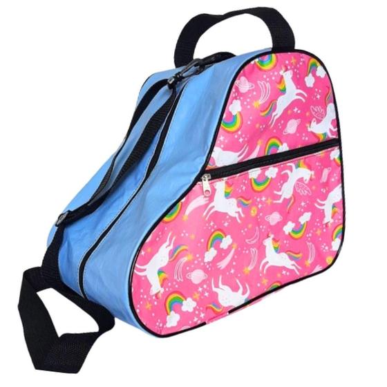 Imagem de Bolsa Infantil Para Patins Quad/In Line -Unicórnio Rosa/ul