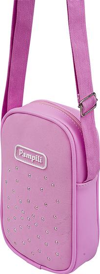 Imagem de Bolsa Infantil Tiracolo Pampili Mini Bag Rosa Bale Novo 6001081