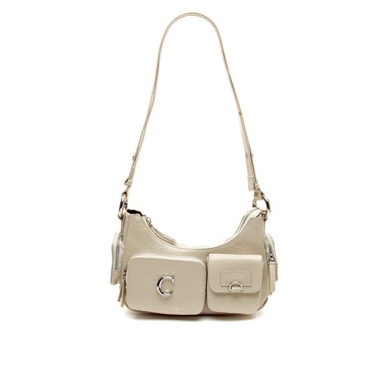 Imagem de Bolsa Jena Couro Off White Cecconello C2414-3