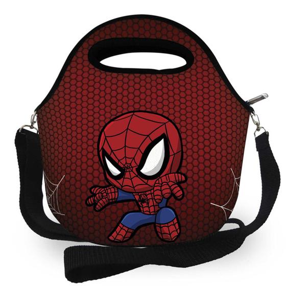 Bolsa Lancheira Térmica Lancheira Escolar Infantil - Herói Aranha - Super Oferta Menor preço em Bolsa Lancheira Térmica Lancheira Escolar Infantil - Herói Aranha - Super Oferta
