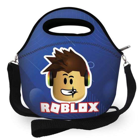 Imagem de Bolsa Lancheira Térmica Lancheira Escolar Lancheira Infantil Marmiteira - Roblox Boy .