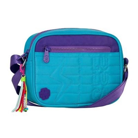 Imagem de Bolsa Luluca Transversal Nylon Oficial Shoulder Bag Tiracolo  Azul - Semax Lu2737AZ