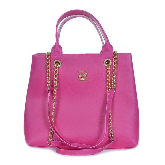 Imagem de Bolsa Luxo Rosa Feminina Moderna Casual Elegante Importada