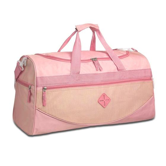 Bolsa Mala Sacola de Viagem Grande Feminina - Pastel - Clio - Sacola de ...