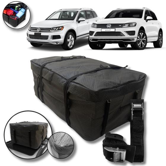 Imagem de Bolsa Maleiro Teto Impermeável + Cinta 340l VW Tiguan Todos