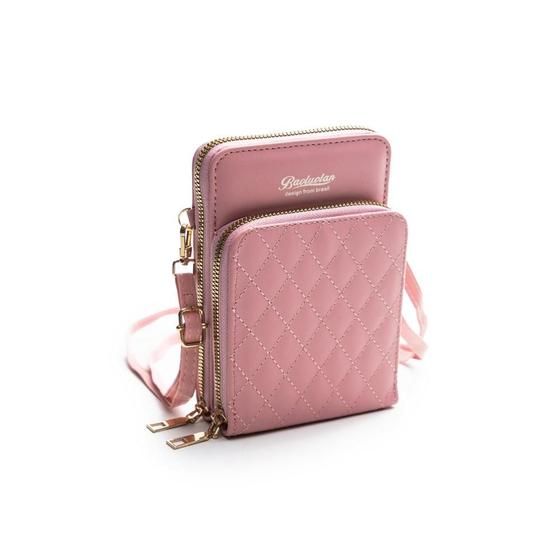 Imagem de Bolsa Mini Bag Feminina Alça Transversal Zíper Moderna