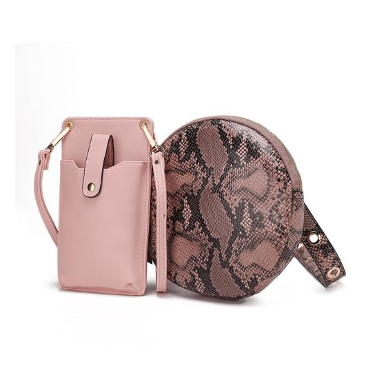 Imagem de Bolsa MKF Collection Hailey Smartphone Crossbody, conjunto de 2 peças