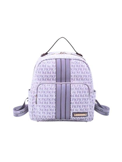 Imagem de Bolsa Mochila Fellipe Krein Social Fk513 Lilas