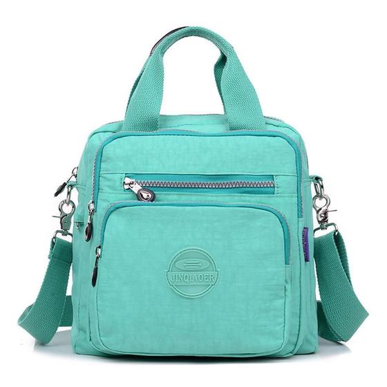 Imagem de Bolsa Mochila Feminina Nylon Com Alça Removível Verde