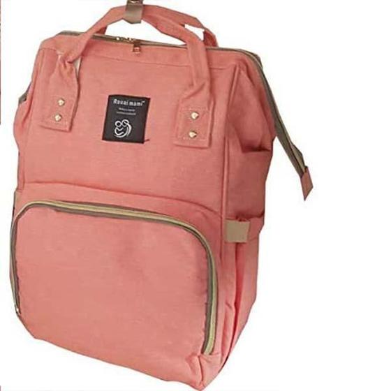 Imagem de Bolsa Mochila Maternidade Impermeável - Mamãe 1005 Rosa