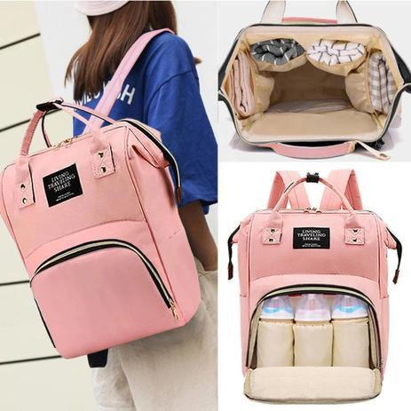 Bolsa Mochila Maternidade Infantil bebê impermeável térmica Menor preço em Bolsa Mochila Maternidade Infantil bebê impermeável térmica