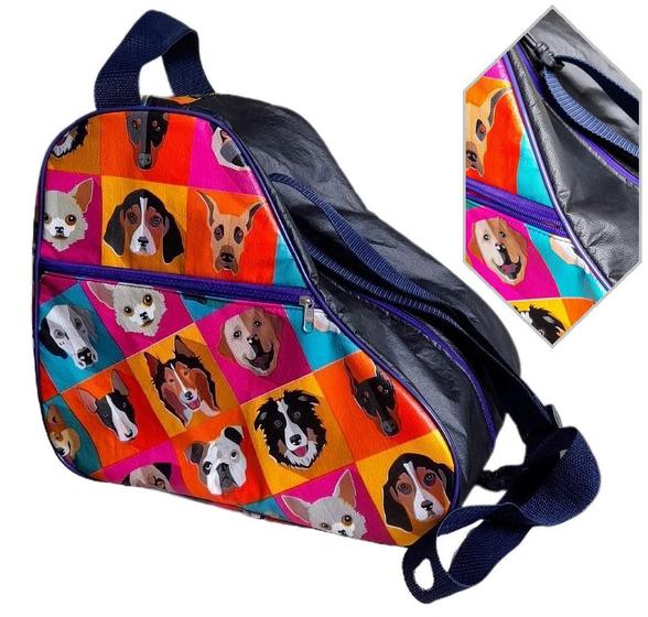 Imagem de Bolsa Mochila Para Patinação Patins Quad Tradicional Inline