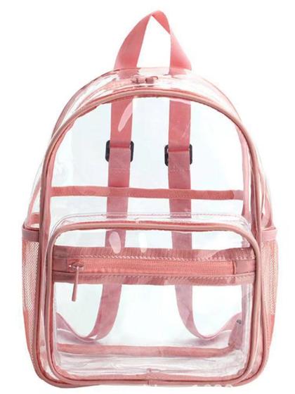 Imagem de Bolsa Modas Mochila PVC TransparenteModa De Viagem Para Adolescente Meninas muchila para praia