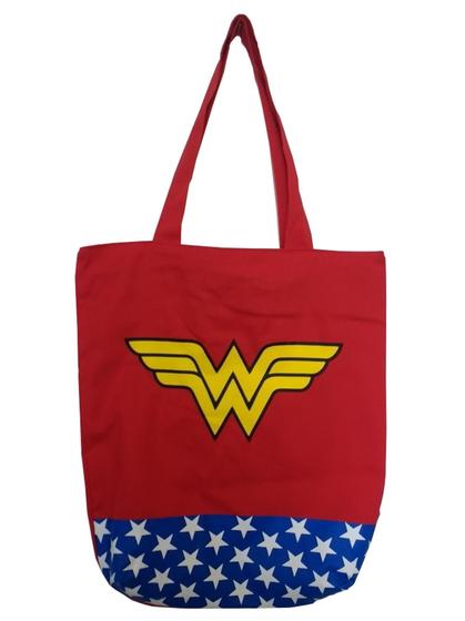 Imagem de Bolsa Mulher Maravilha Ecobag Sacola Geek 100% Algodão