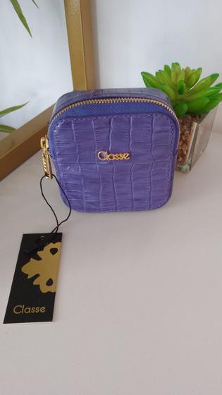 Imagem de Bolsa necessaire fem nc70 couro legitimo classe couro