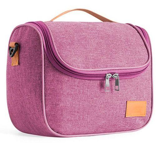 Imagem de Bolsa Necessaire Lancheira Moda Blogueira Linha Premium Alta Qualidade Tecido Reforçado Moderna Casual Esportiva Vintage