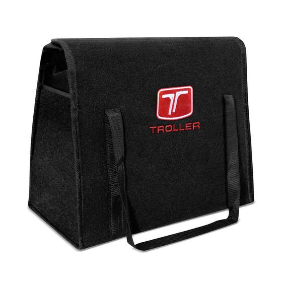 Imagem de Bolsa Organizadora Porta Malas Logo Troller Carpete Preto 20 Litros