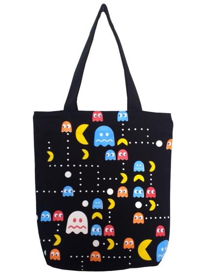 Imagem de Bolsa Pac Man Ecobag Sacola Geek 100% Algodão