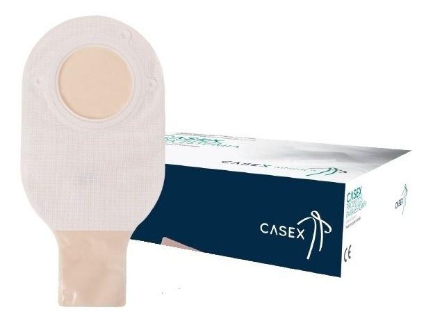 Imagem de Bolsa para Colostomia Drenável com Clamp para Fechamento 19-64mm  Casex Opaca com 15 unidades