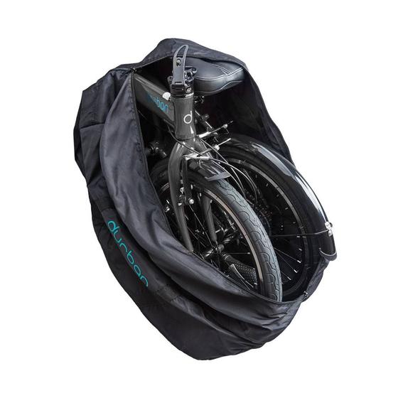 Imagem de Bolsa para transportar bicicleta dobrável de aro 20” ou 16” em material flexível e zíper Durban