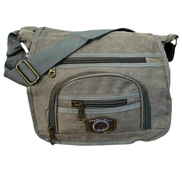 Imagem de Bolsa Pasta Lona Resistente Moderna Prática Masculino Feminina KV5517 Verde