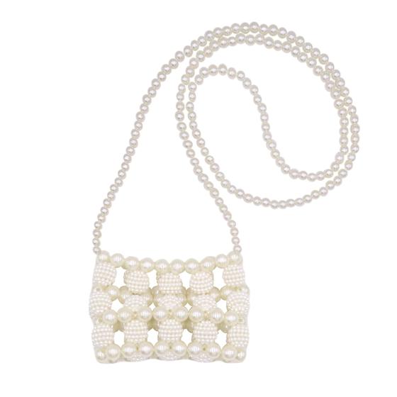 Imagem de Bolsa Pearl Clutch MOSSTYUS Girls Mini para mulheres, festa e casamento