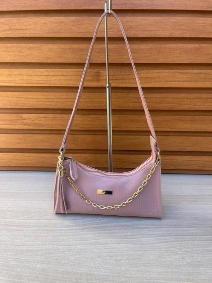 Imagem de Bolsa Pequena bag Feminina Lateral Ombro Mão Alça Corrente