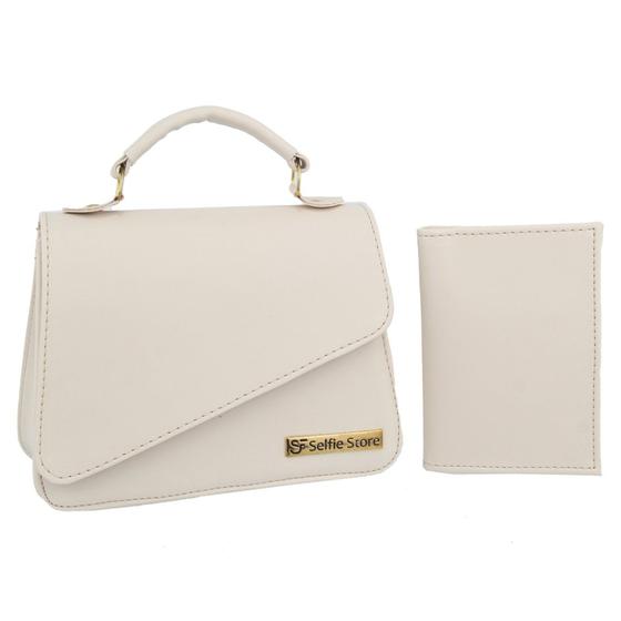 Imagem de Bolsa Pequena e Carteira  Feminina de Mão e Tiracolo Bolsinha Transversal Clutch Mini Bag