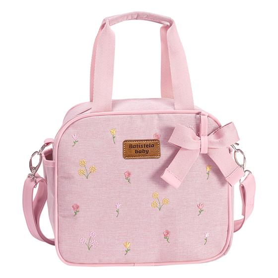 Imagem de Bolsa Pequena Maternidade Floral Rosa Batistela Baby