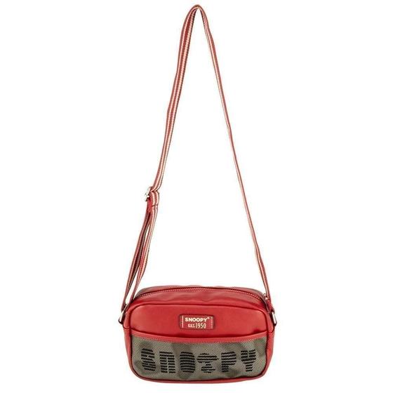 Imagem de Bolsa Pequena Transversal Snoopy Sp3902 Vermelho