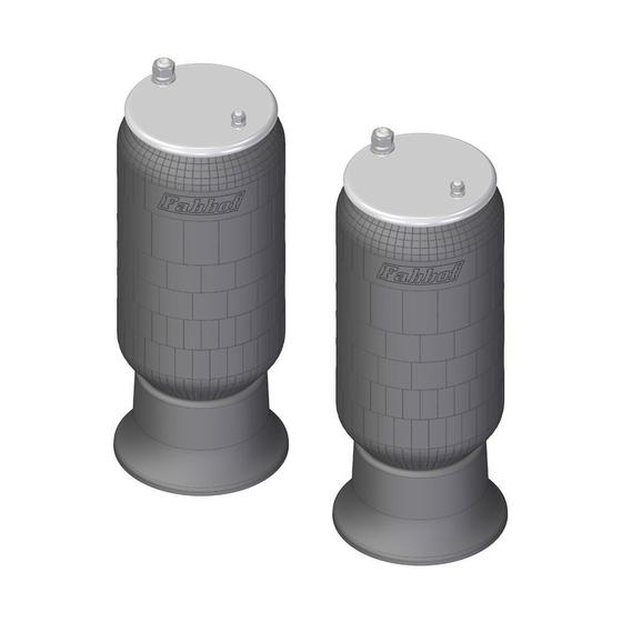 Imagem de Bolsa Pneumática Susp Eixo Carreta Implement HBZ c Base 2 Un