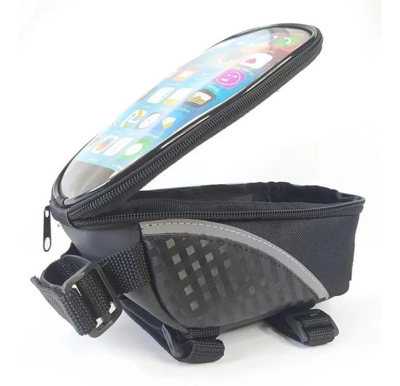 Bolsa Porta Celular Para Bike Bag Quadro Documento Mtb Speed Gps Strava Menor preço em Bolsa Porta Celular Para Bike Bag Quadro Documento Mtb Speed Gps Strava