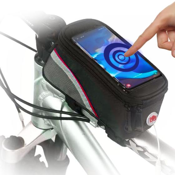 Imagem de Bolsa Porta Celular Quadro Bike 9x19 6 POL