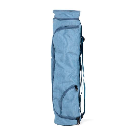 Imagem de Bolsa porta tapete de yoga mat impermeável asana premium, estampada, bolso externo e alça regulável