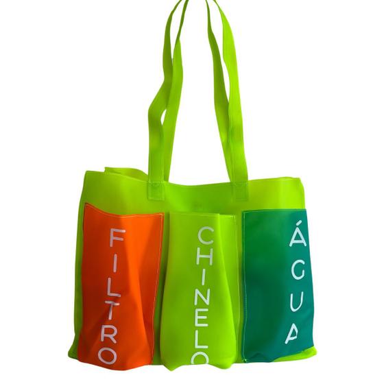 Imagem de Bolsa Praia Silicone 3 Bolsos