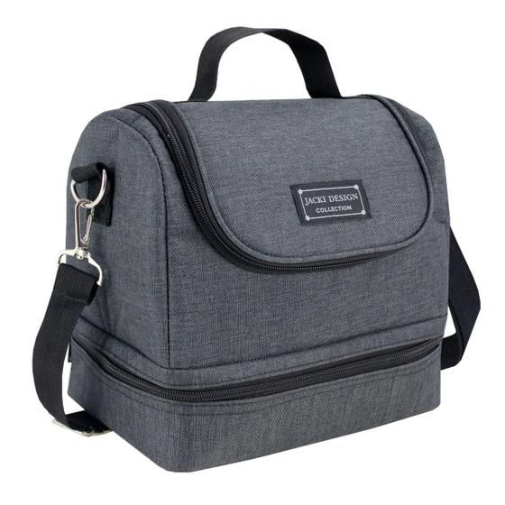 Bolsa Preta Térmica Frasqueira Lancheira Jacki Design Menor preço em Bolsa Preta Térmica Frasqueira Lancheira Jacki Design