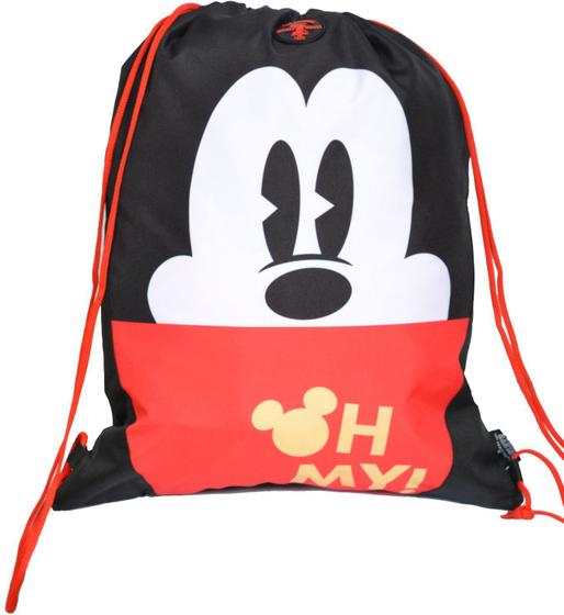 Imagem de Bolsa saco com alça de cordao mickey mouse 90 years 51928