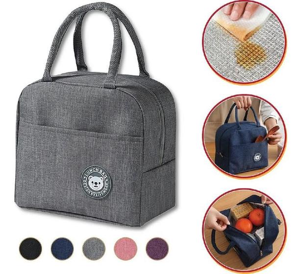 Imagem de Bolsa Sacola Impermeavel Térmica Lancheira Marmita Academia Fitness E Passeios