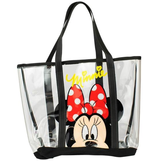 Imagem de Bolsa Sacola Retangular Mickey Preto Branco 40X33Cm - Disney