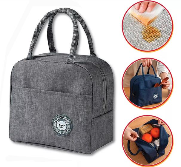 Bolsa Sacola Térmica Lancheira Marmita Academia E Passeios Menor preço em Bolsa Sacola Térmica Lancheira Marmita Academia E Passeios