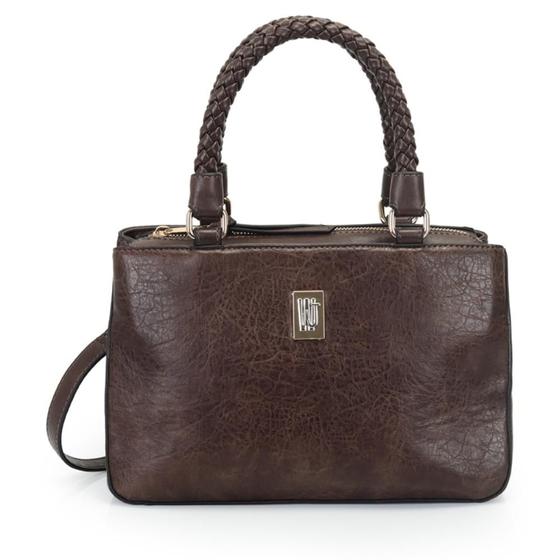 Imagem de Bolsa satchel média alça rolete tresse wj sintético