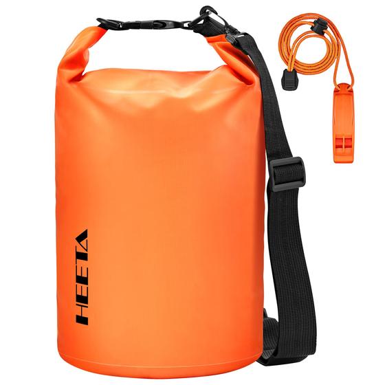 Imagem de Bolsa Seca HEETA 10L Impermeável - Ideal para Viagens, Natação e Passeios de Barco