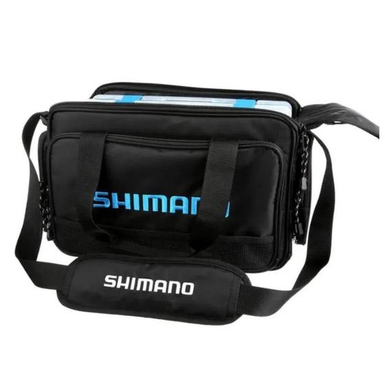 Imagem de Bolsa Shimano Baltica - Preto e Azul - M