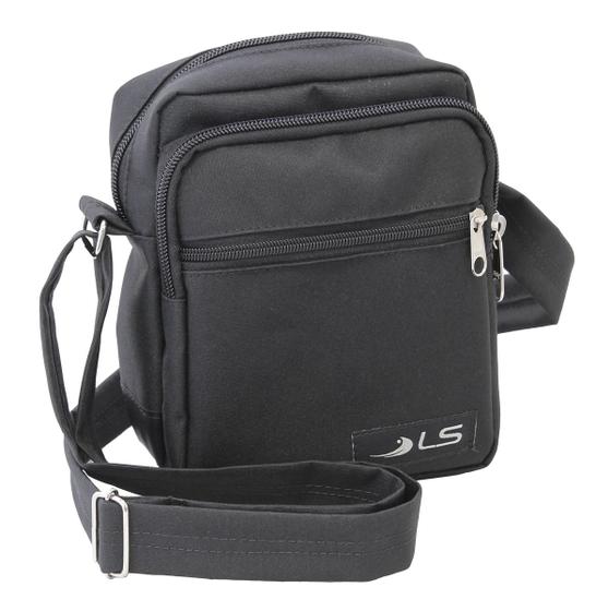 Imagem de Bolsa shoulder bag preta ls bolsas sb5016